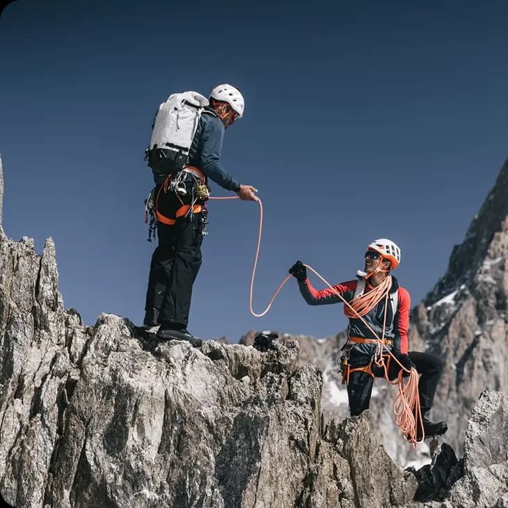 Grupo de montaña en Sierra Nevada